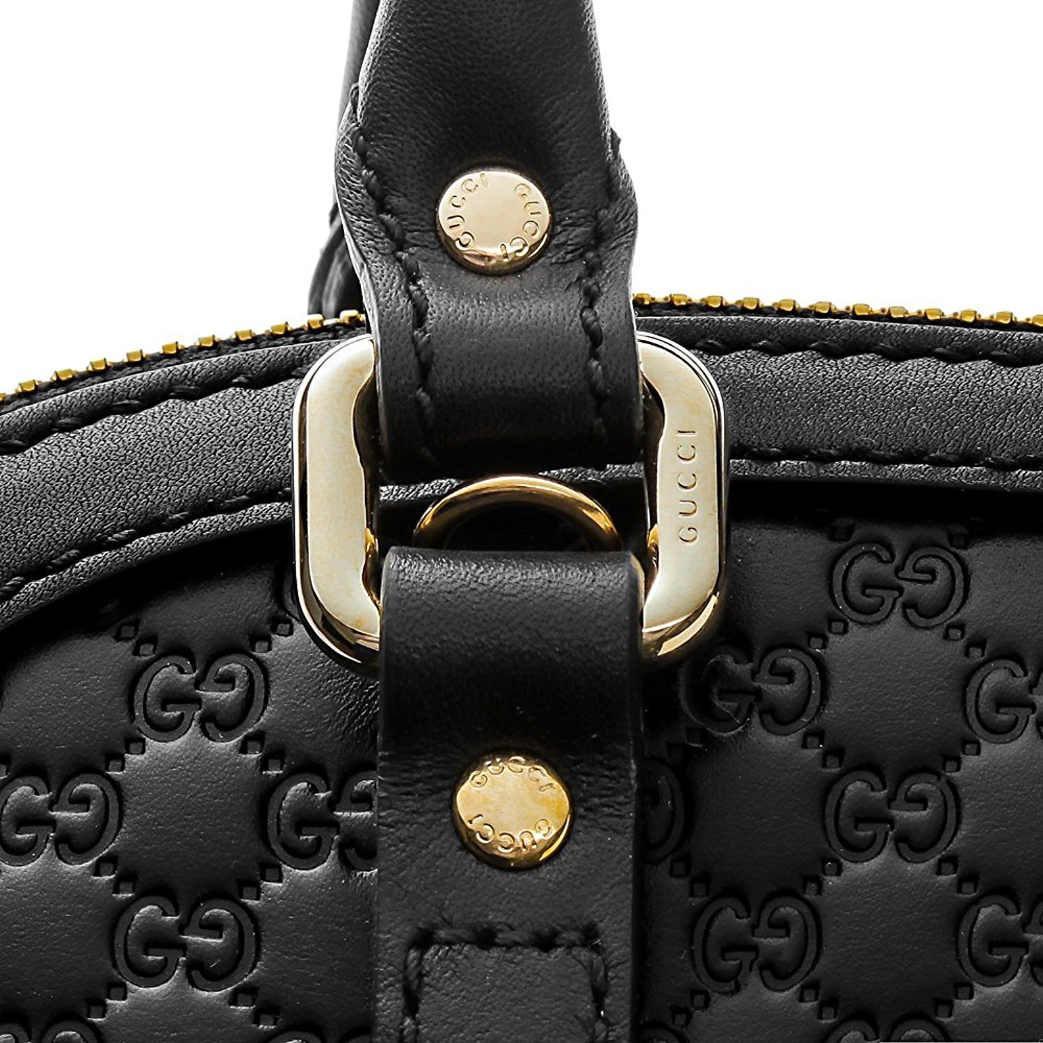 GUCCIドーム型レザーショルダーバッグ 斜めがけ2way-BRAND OFF