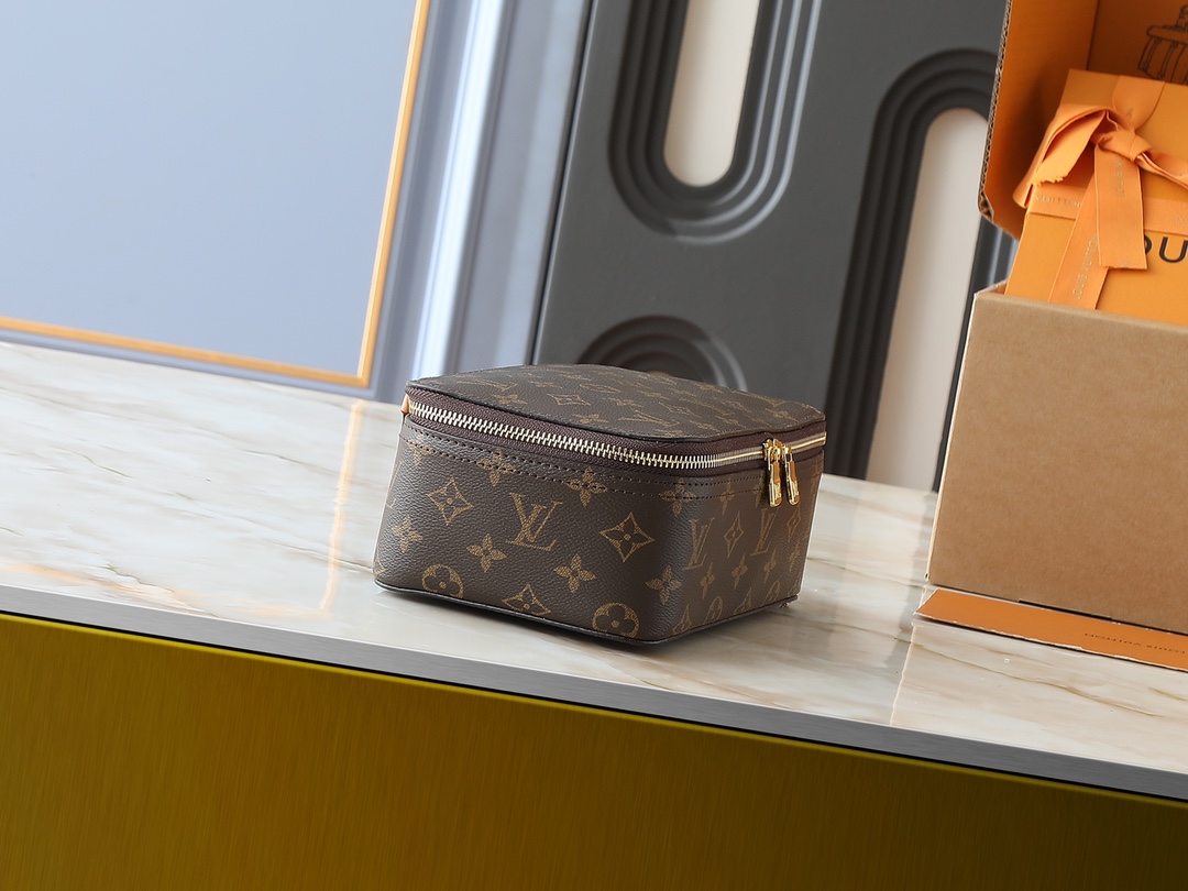 LOUIS VUITTON ルイヴィトン M43689 収納ボックス 化粧ポーチ-BRAND OFF