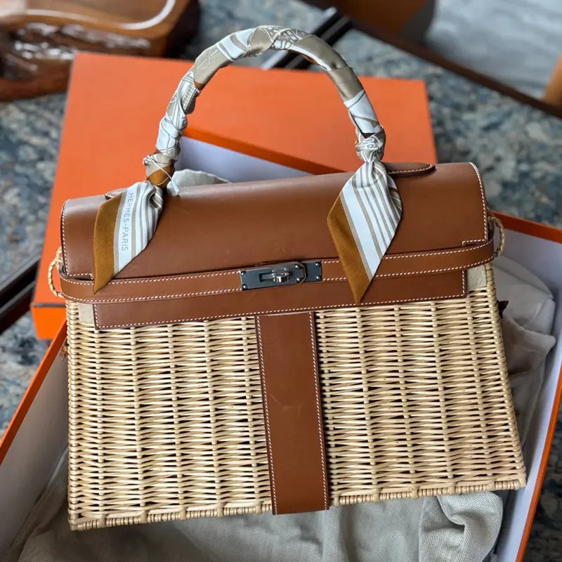 【HERMES】エルメス MINI KELLY ピクニックバッグ-BRAND OFF