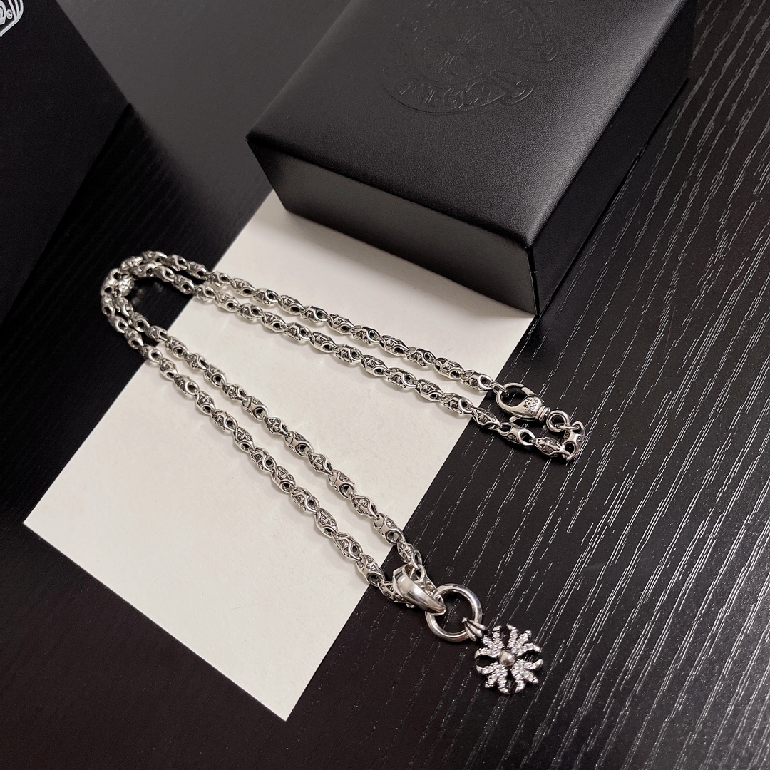 【CHROME HEARTS 】ネックレス、新しいネックレス万能シンプルファッションオーナメント-BRAND OFF