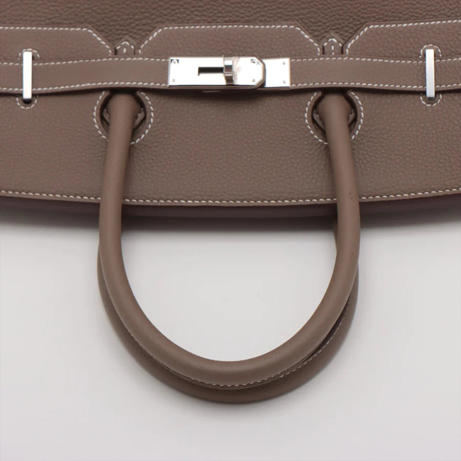 HERMES エルメス バーキン35 トゴ エトゥープ シルバー金具-BRAND OFF