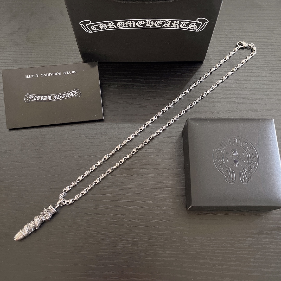 【CHROME HEARTS】ネックレス、新しいネックレス万能シンプルファッションオーナメント-BRAND OFF