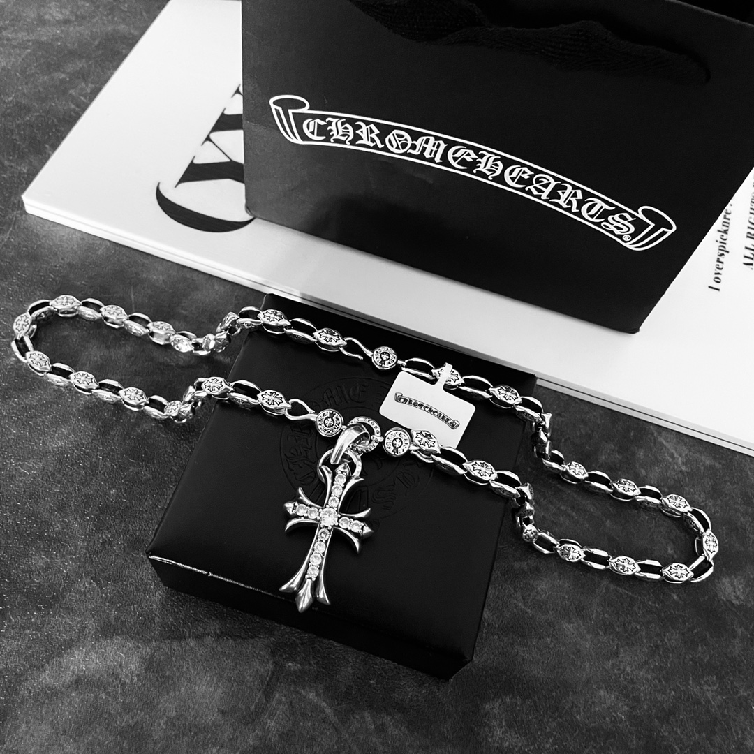 【CHROME HEARTS 】ネックレス、新しいネックレス万能シンプルファッションオーナメント-BRAND OFF