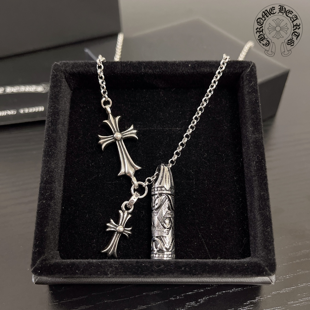 【CHROME HEARTS】ネックレス、新しいネックレス万能シンプルファッションオーナメント-BRAND OFF
