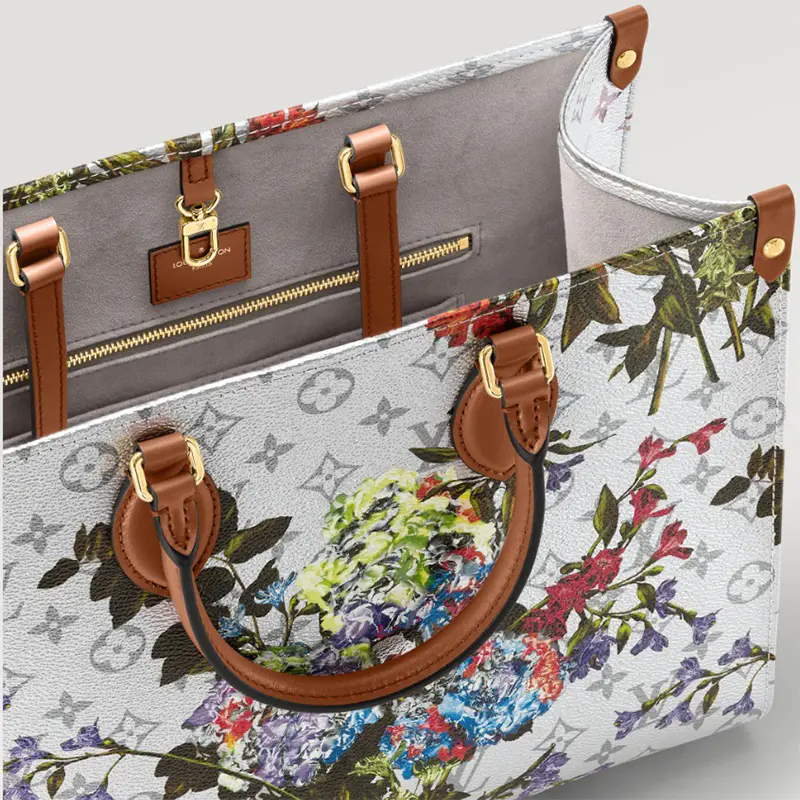 【SALE】LOUIS VUITTON/ONTHEGO MM TOTE BAG/紫陽花柄トートBag-BRAND OFF