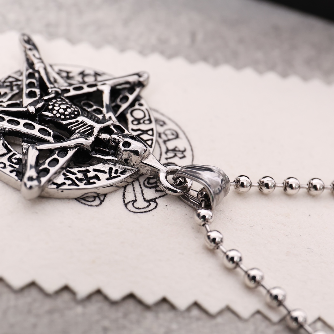 【CHROME HEARTS】ネックレス、新しいネックレス万能シンプルファッションオーナメント-BRAND OFF