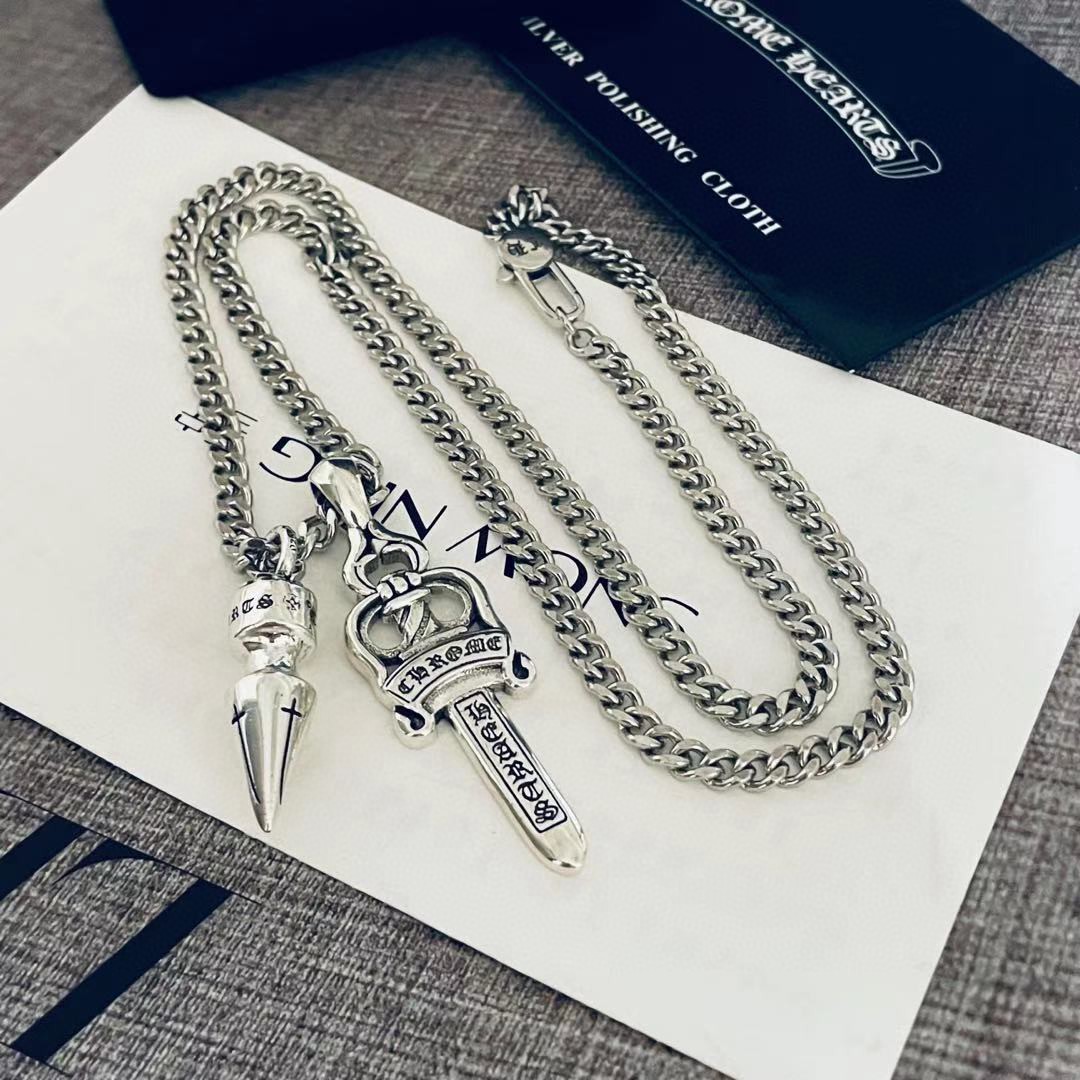 【CHROME HEARTS】ネックレス、新しいネックレス万能シンプルファッションオーナメント-BRAND OFF
