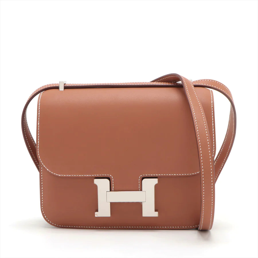 HERMES エルメス コンスタンス3 ミニ18 ミロワール ヴォースイフト ゴールド ゴールド金具-BRAND OFF