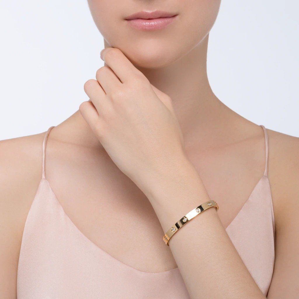 【2026】【Cartier】カルティエ LOVE BRACELET, 10 DIAMONDS ブレスレット、ダイヤモンド10個-BRAND OFF