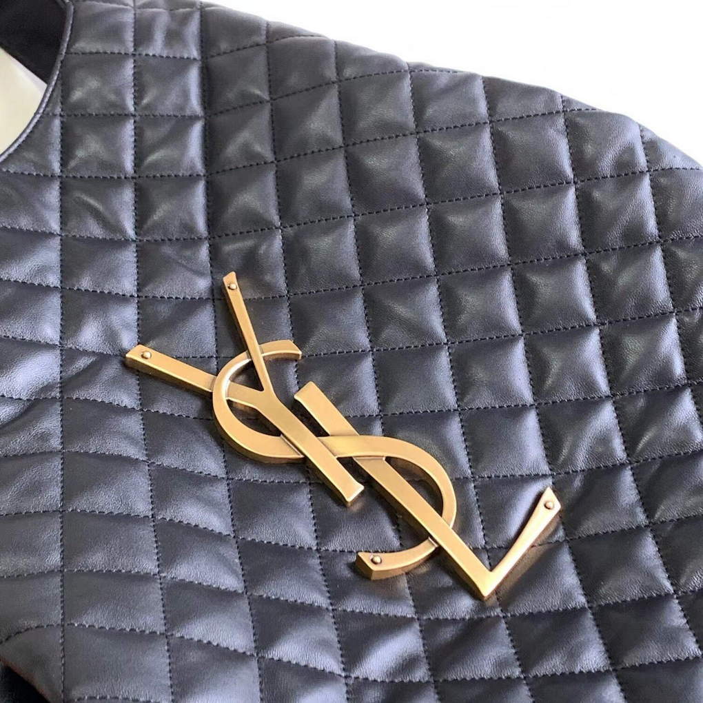 Saint Laurent icare maxiショッピングバッグ-ブラック-BRAND OFF