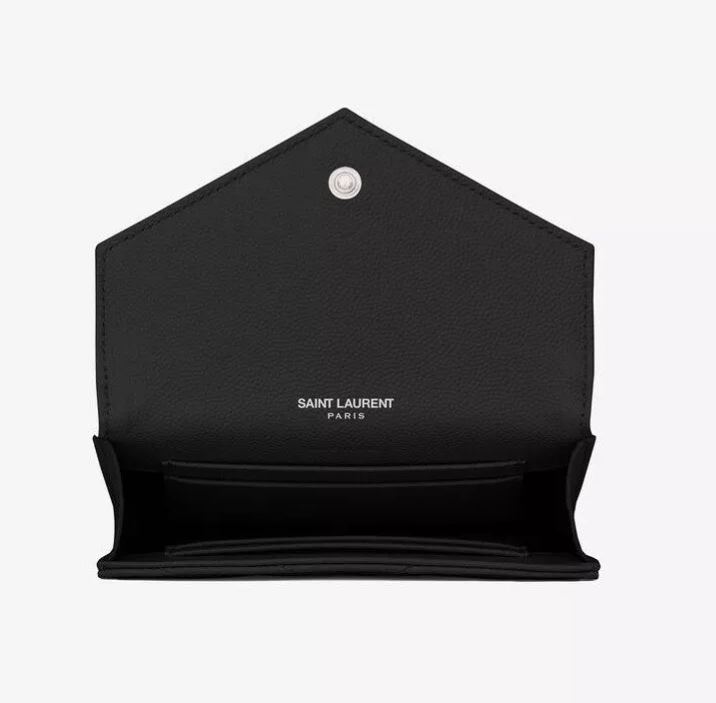 小MONOGRAM黒い粒状のラムレザー長財布-BRAND OFF
