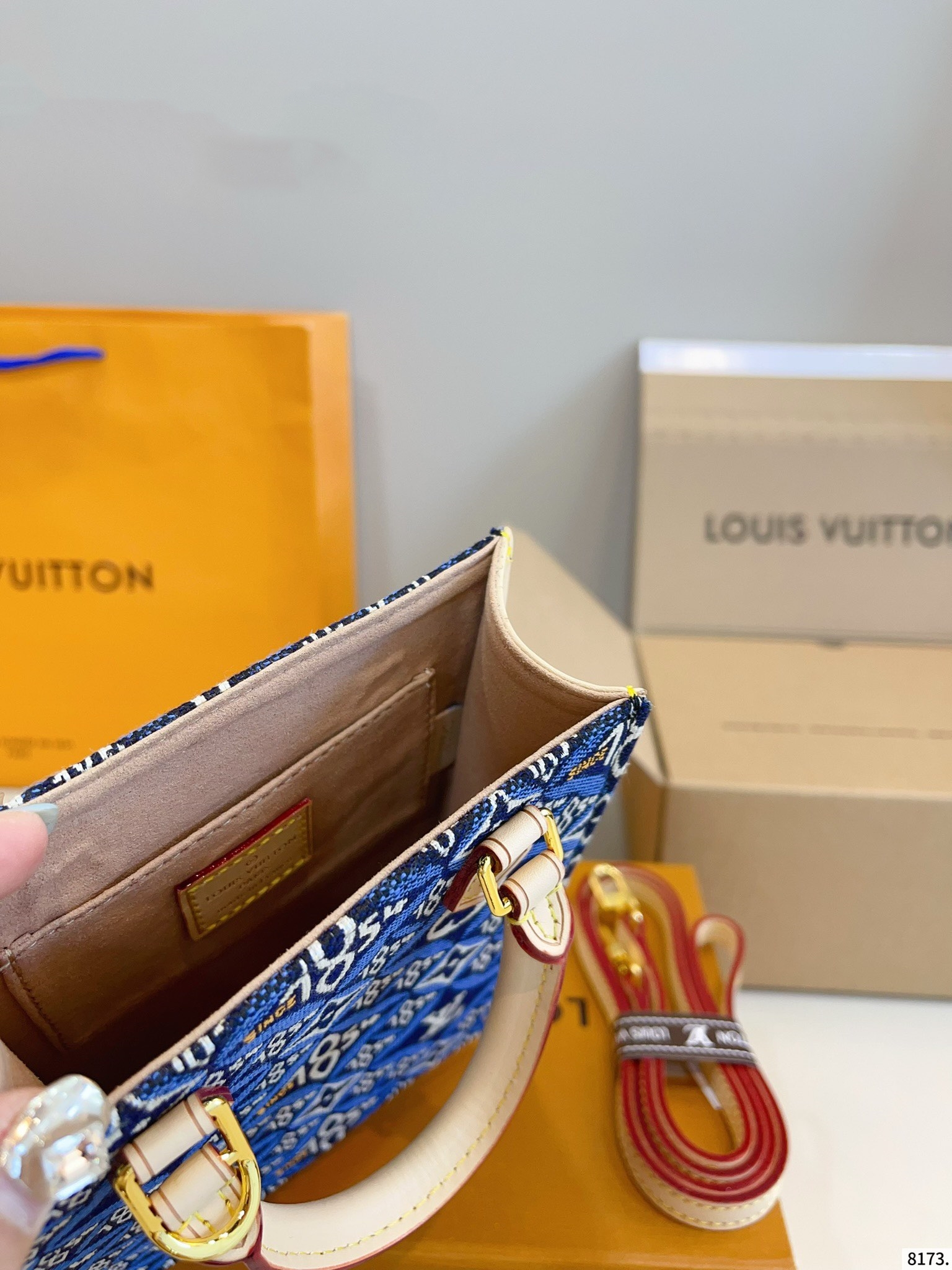 LOUIS VUITTON ルイヴィトン PETIT SAC PLAT TOTE バッグ ★ 大人気-BRAND OFF