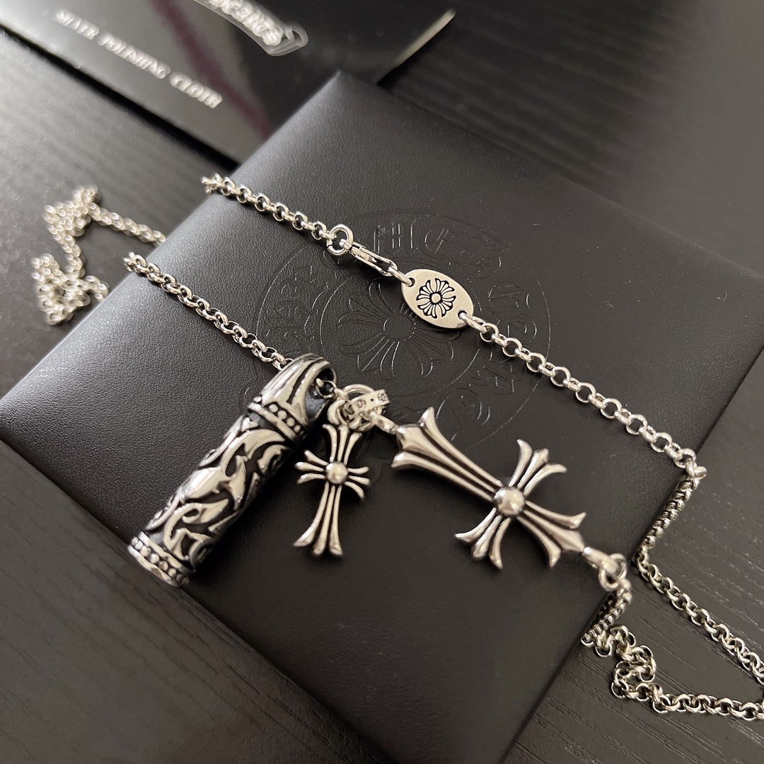 【CHROME HEARTS】ネックレス、新しいネックレス万能シンプルファッションオーナメント-BRAND OFF