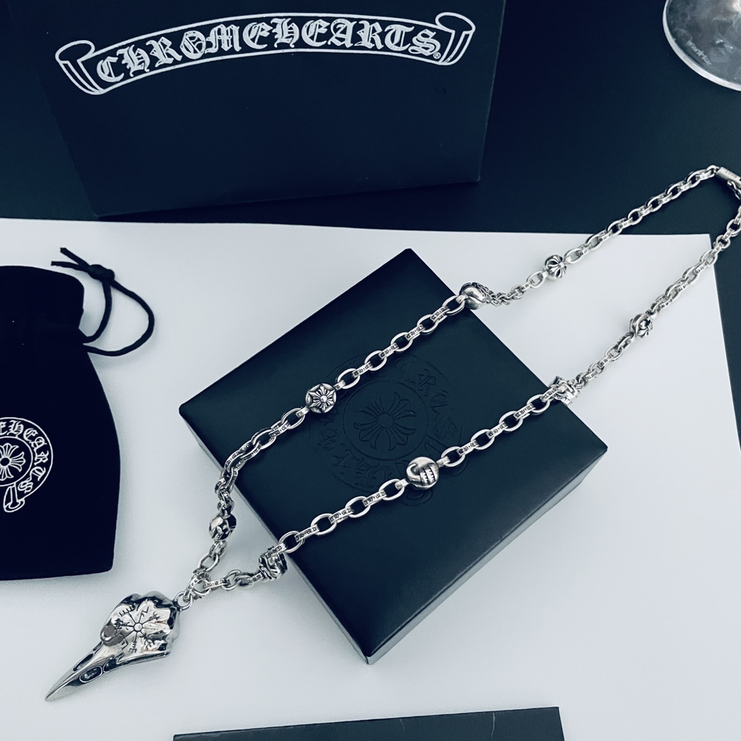 【CHROME HEARTS】クロムハーツ、新しいネックレス万能シンプルファッションオーナメント-BRAND OFF