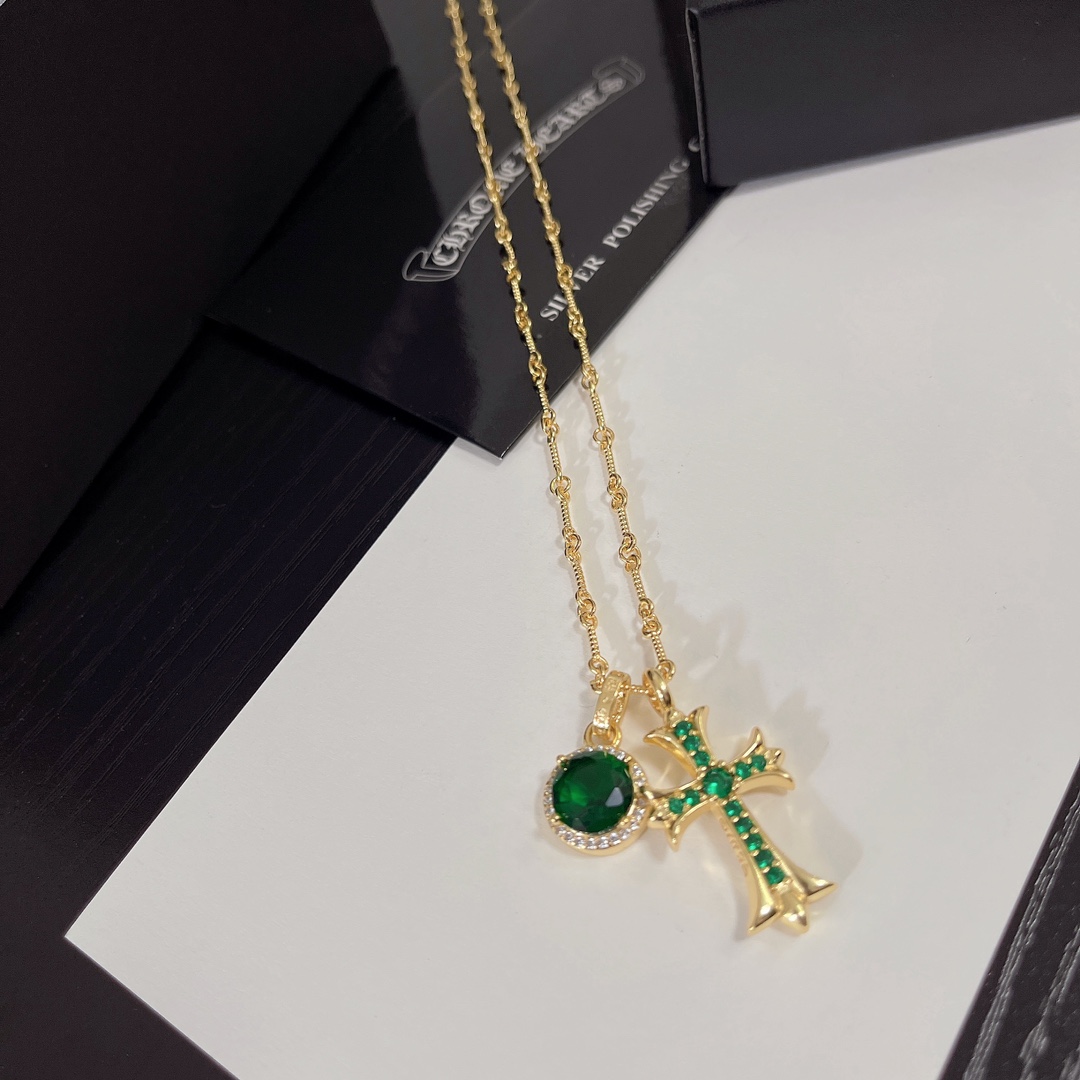 【CHROME HEARTS】ネックレス、新しいネックレス万能シンプルファッションオーナメント-BRAND OFF