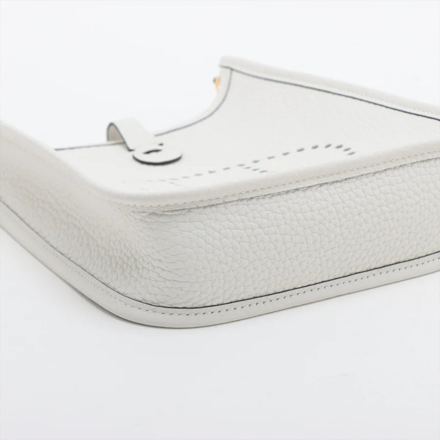 HERMES エルメス エブリンTPM トリヨンクレマンス ニューホワイト ゴールド金具-BRAND OFF