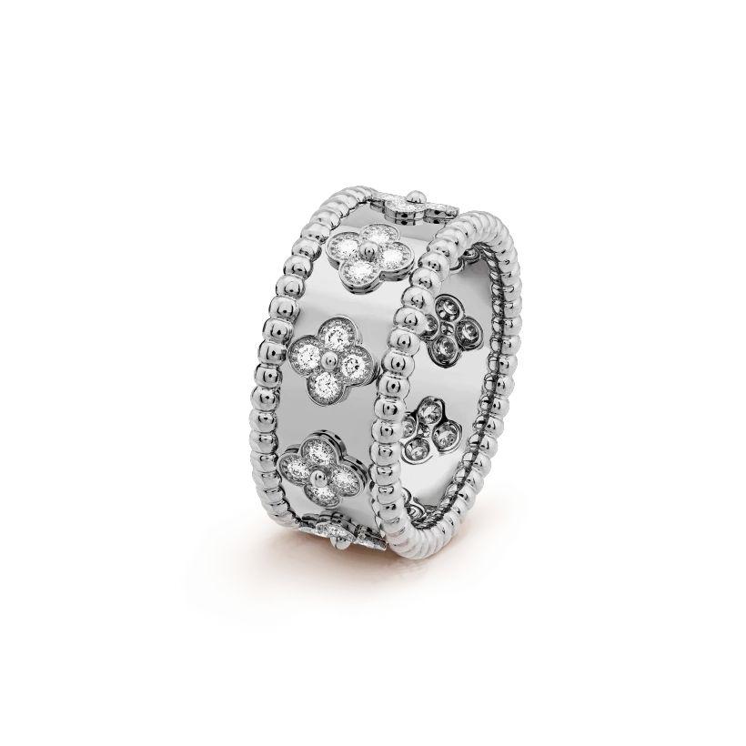 【2026】【Vancleef & Arpels】 ペルレ クローバー リング、スモールモデル-BRAND OFF