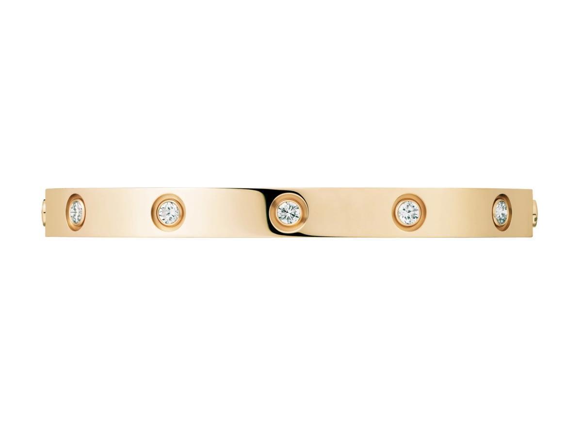 【Cartier】カルティエ LOVE BRACELET, 10 DIAMONDS ブレスレット、ダイヤモンド10個-BRAND OFF