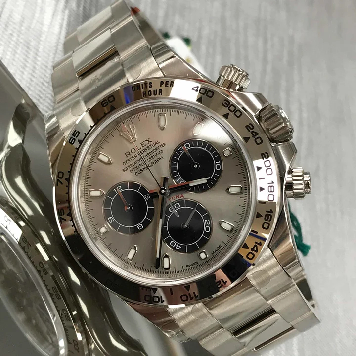 コスモグラフ デイトナ オイスター 40 mm ホワイトゴールド-BRAND OFF
