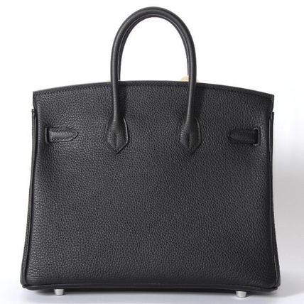 HERMES エルメス バーキン 25cm トゴ ブラック シルバー金具-BRAND OFF