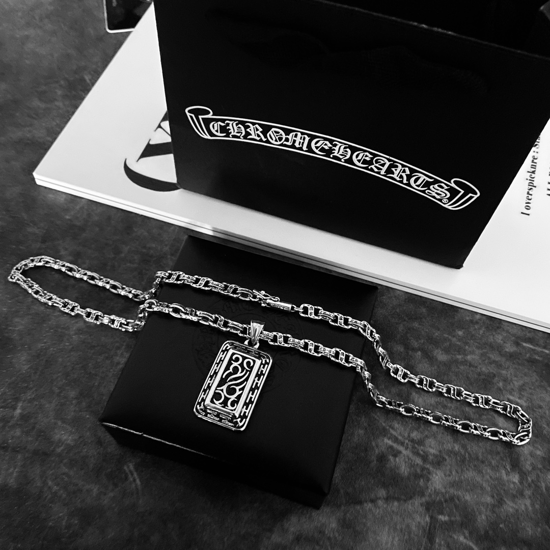 【CHROME HEARTS 】ネックレス、新しいネックレス万能シンプルファッションオーナメント-BRAND OFF