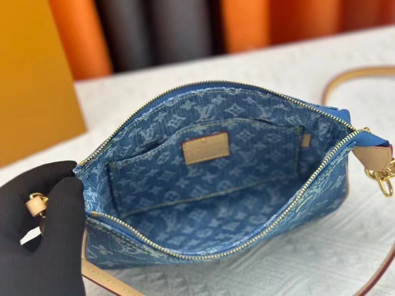 LOUIS VUITTON ルイヴィトン Accessories Mila デニムバッグ M82962-BRAND OFF
