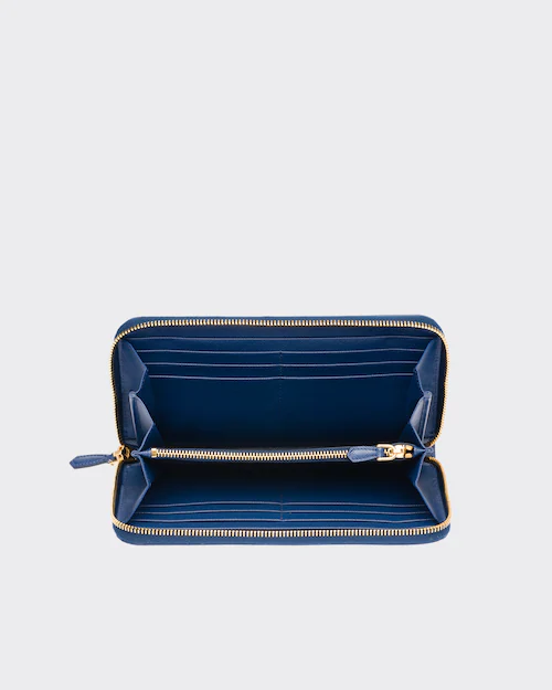 サフィアーノトライアングル ジップアラウンド長財布-BRAND OFF