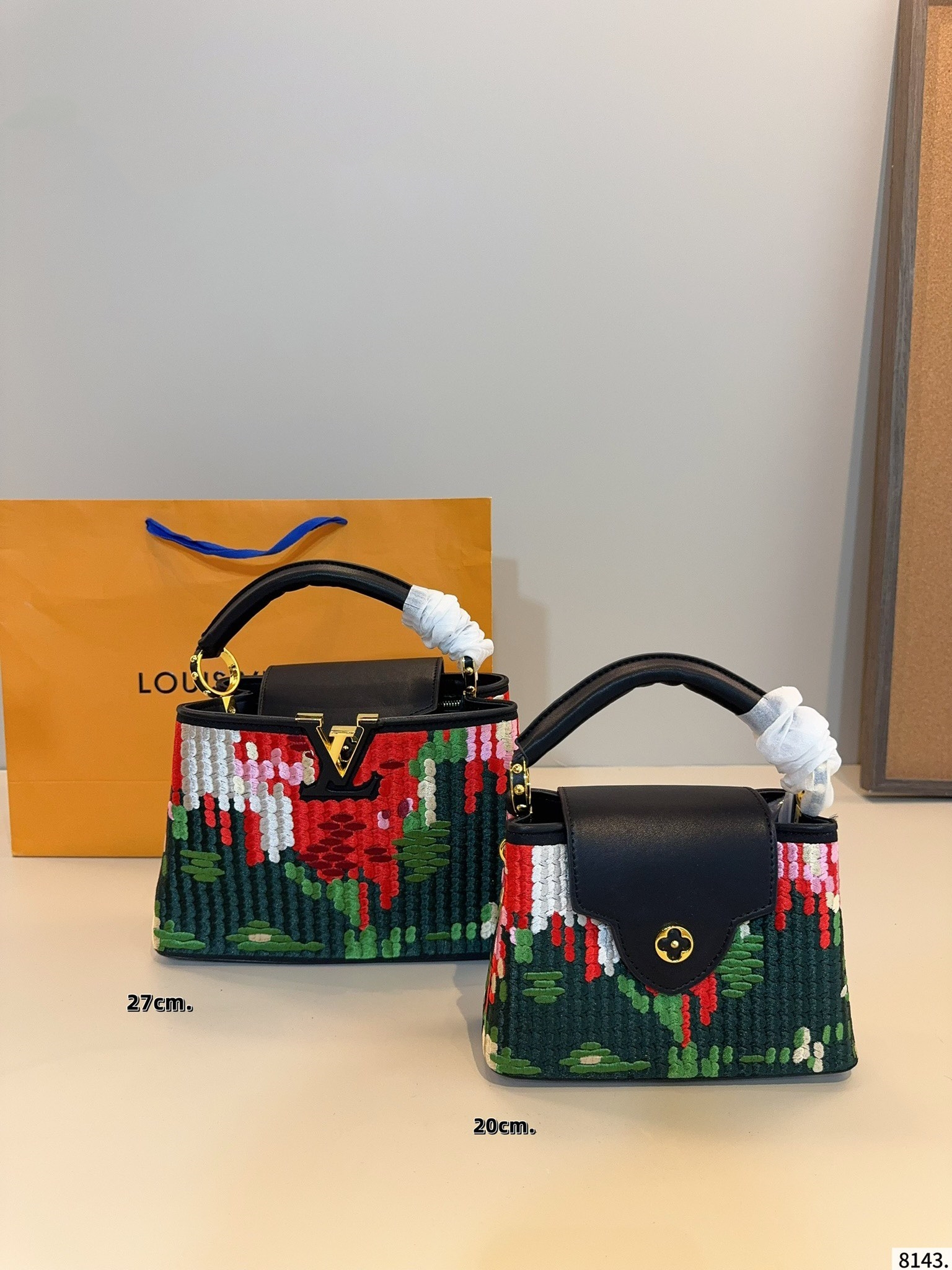LOUIS VUITTON ルイヴィトン Capucines bb ハンドバッグ-BRAND OFF