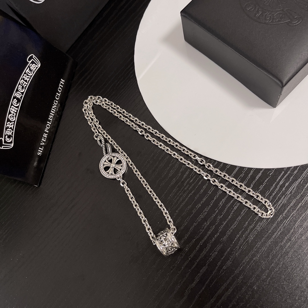 【Chrome Hearts】ネックレス、新しいネックレス万能シンプルファッションオーナメント-BRAND OFF