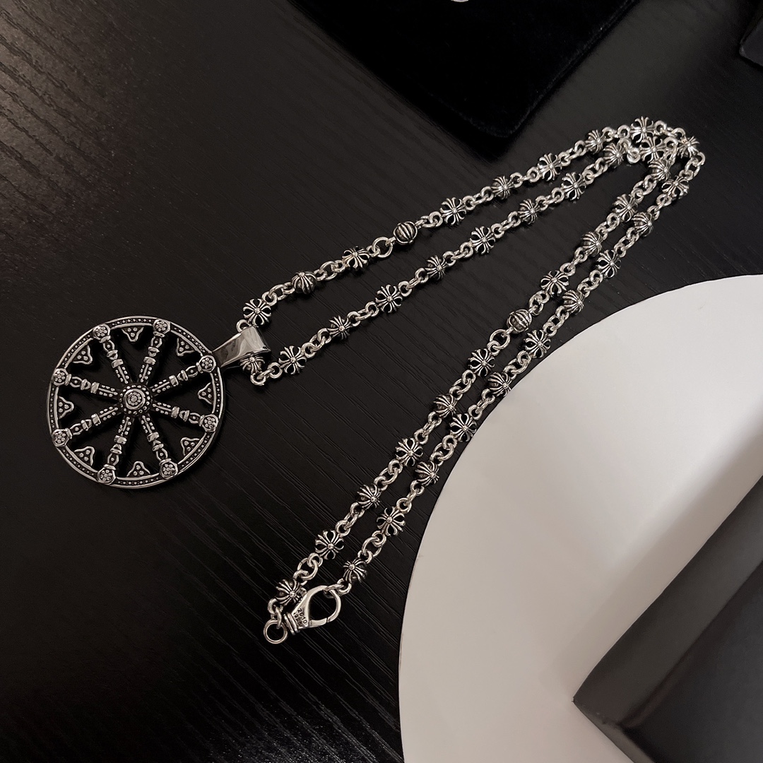 【CHROME HEARTS】ネックレス、新しいネックレス万能シンプルファッションオーナメント-BRAND OFF