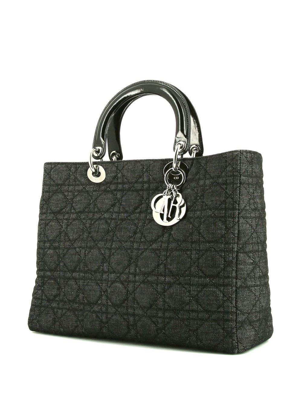 【DIOR】 プレオウンド カナージュ レディ ディオール ハンドバッグ L-BRAND OFF