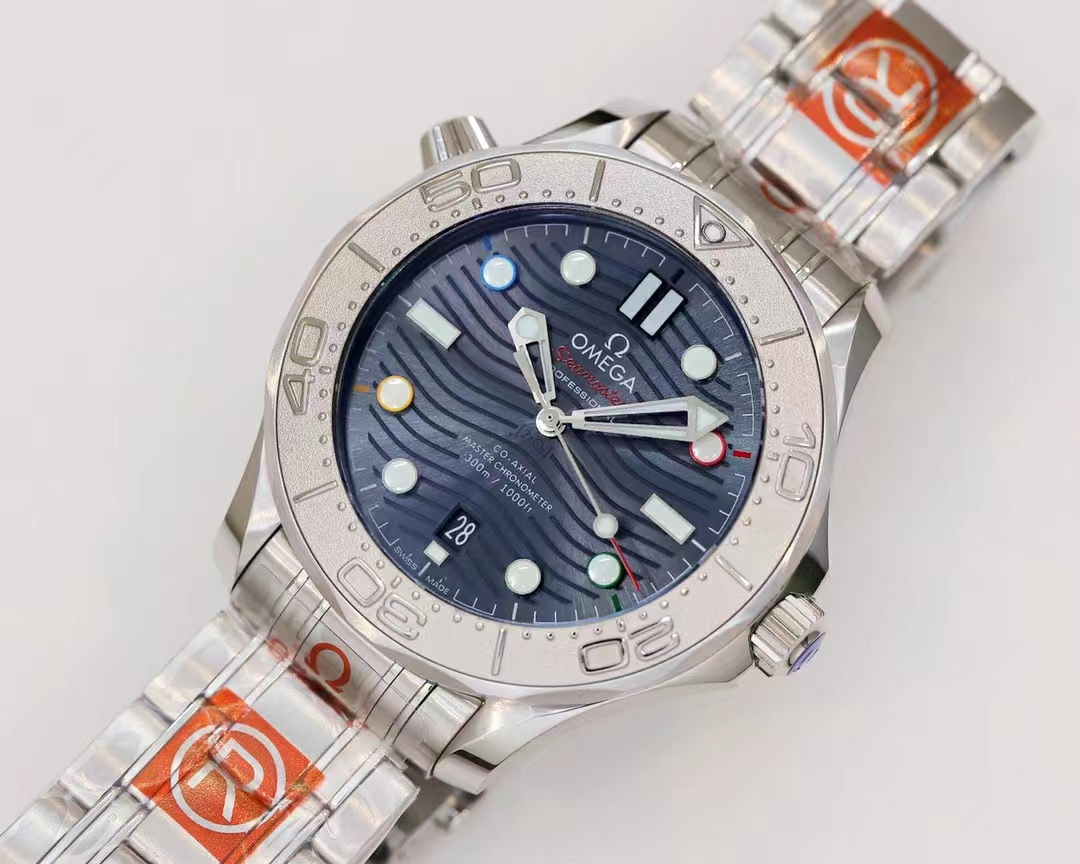 Omega Seamaster Diver 300M Co-Axial Master Chronometer 2022 Beijing Winter Olympics Limited 522.30.42.20.03.001-BRAND OFF