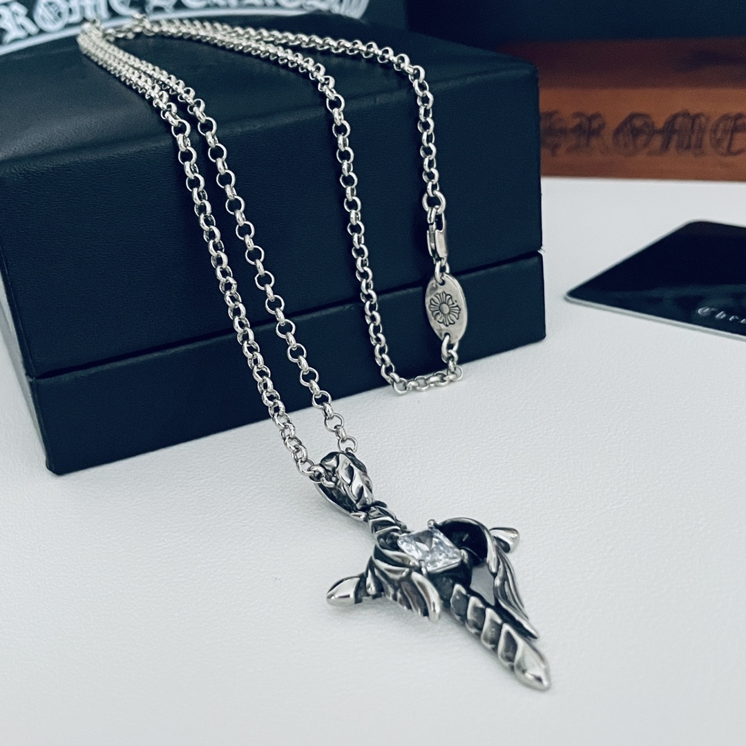 【CHROME HEARTS 】ネックレス、新しいネックレス万能シンプルファッションオーナメント-BRAND OFF