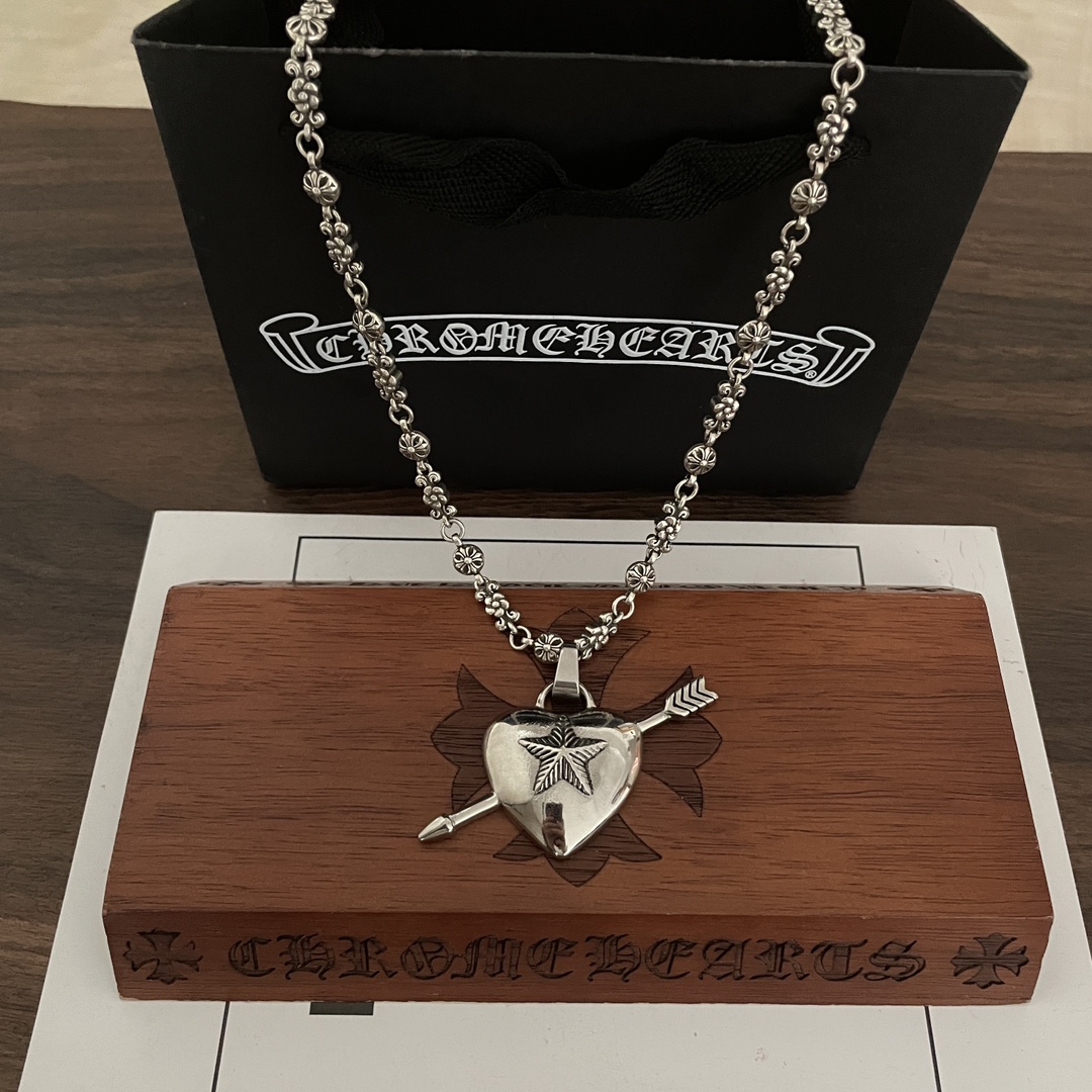 【CHROME HEARTS】ネックレス、新しいネックレス万能シンプルファッションオーナメント-BRAND OFF