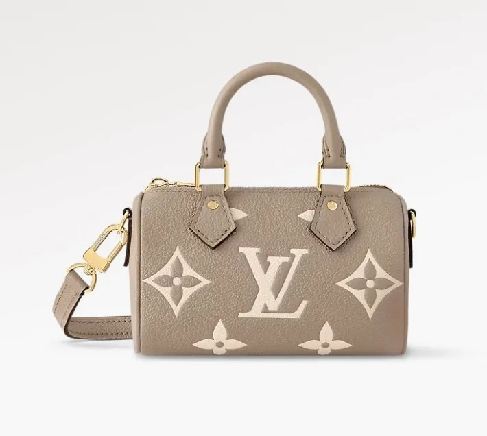 希少 LOUIS VUITTON ナノスピーディー ミニバッグ 黒 SAC NANO SPEEDY M81456 M82890-BRAND OFF