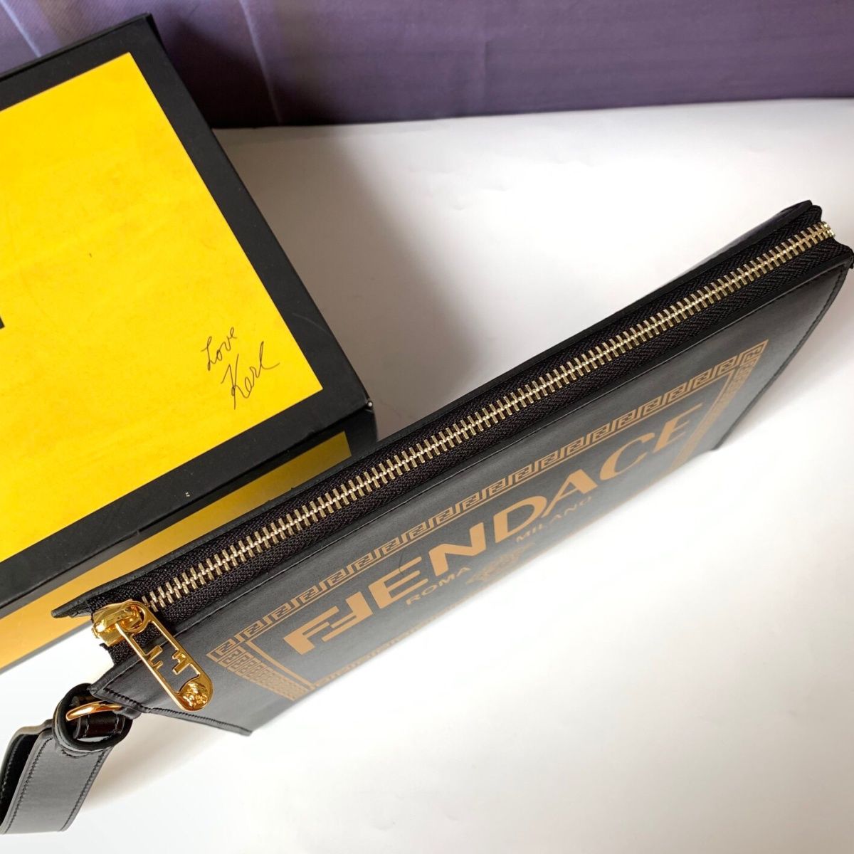 FENDI*VERSACE クラッチバッグ 28X19X3CM-BRAND OFF