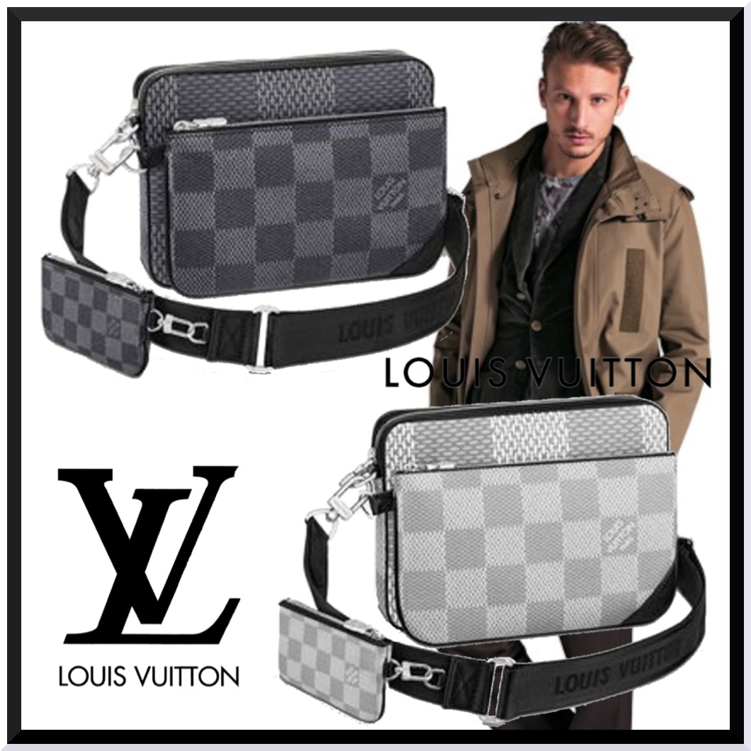 【大人気☆】LOUISVUITTON×トリオ・メッセンジャー バッグ N50027 N50017-BRAND OFF