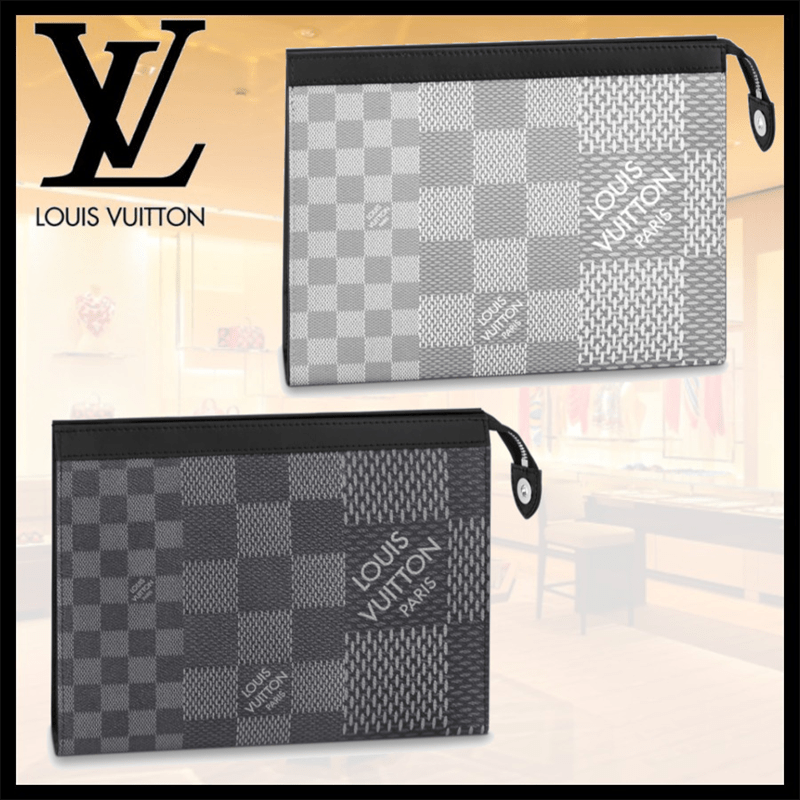Louis Vuitton ルイヴィトン トラベルポーチ クラッチバッグ 2色 N60443/N60444-BRAND OFF