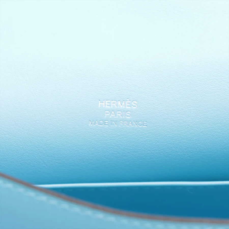 HERMES エルメス ポシェットケリー ヴォースイフト ブルーノール シルバー金具-BRAND OFF