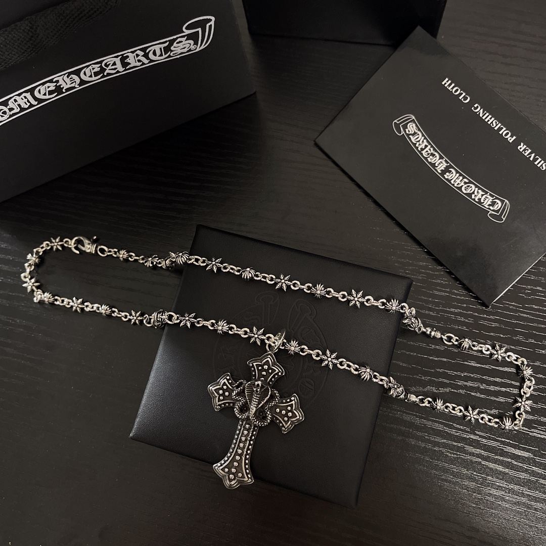 【Chrome Hearts】ネックレス、新しいネックレス万能シンプルファッションオーナメント-BRAND OFF