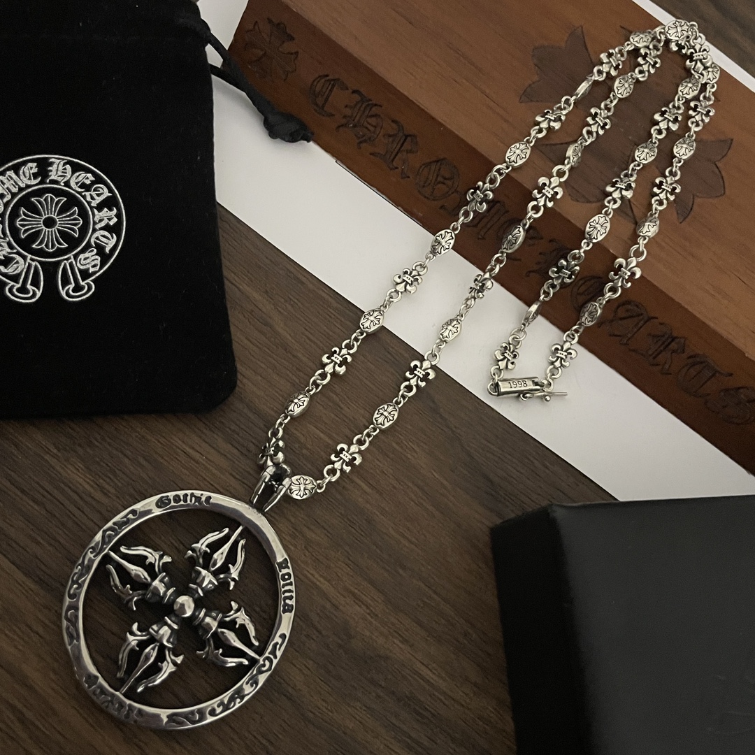 【CHROME HEARTS】ネックレス、新しいネックレス万能シンプルファッションオーナメント-BRAND OFF