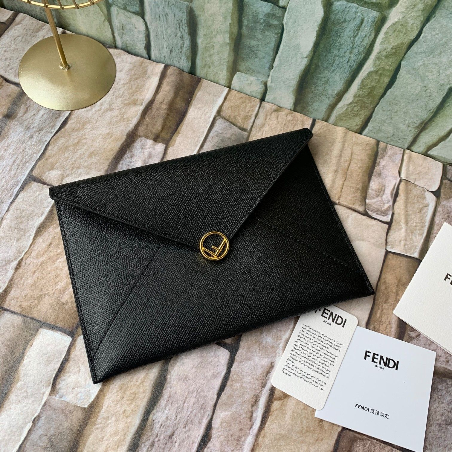 FENDI（フェンディ）クラッチバッグ 23X17X1 CM-BRAND OFF