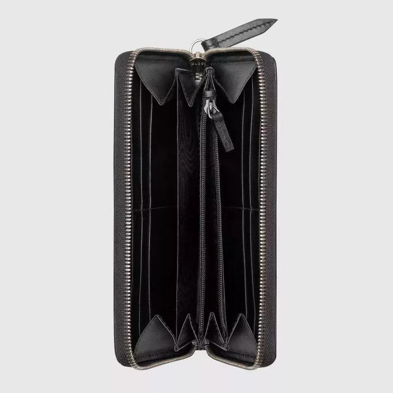 スネーク プリント GGスプリーム キャンバス ジップアラウンドウォレット-BRAND OFF