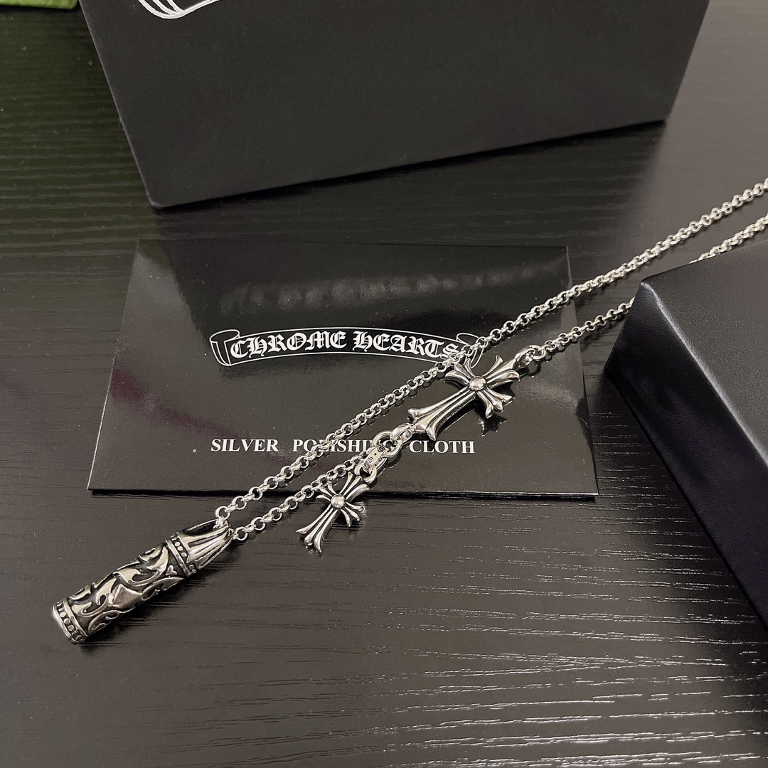 【CHROME HEARTS】ネックレス、新しいネックレス万能シンプルファッションオーナメント-BRAND OFF