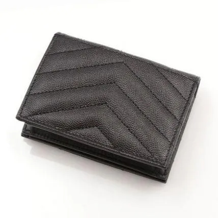 【Saint Laurent】LOU マテラッセ二つ折り財布 ブラック-BRAND OFF