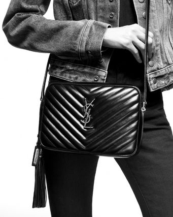 SAINT LAURENT*LOU ルー キルティング カメラバッグ-BRAND OFF
