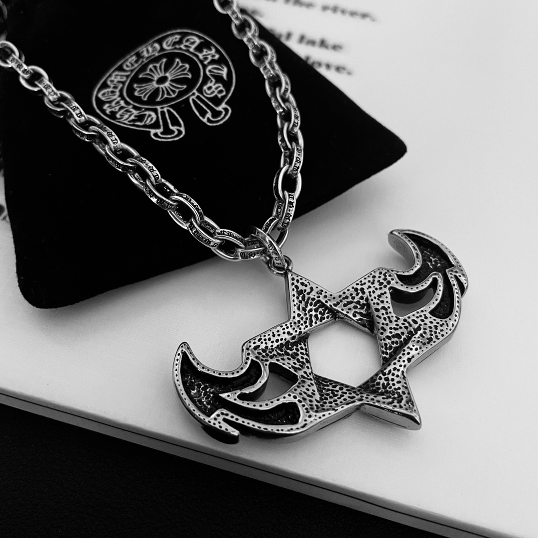 【CHROME HEARTS 】ネックレス、新しいネックレス万能シンプルファッションオーナメント-BRAND OFF