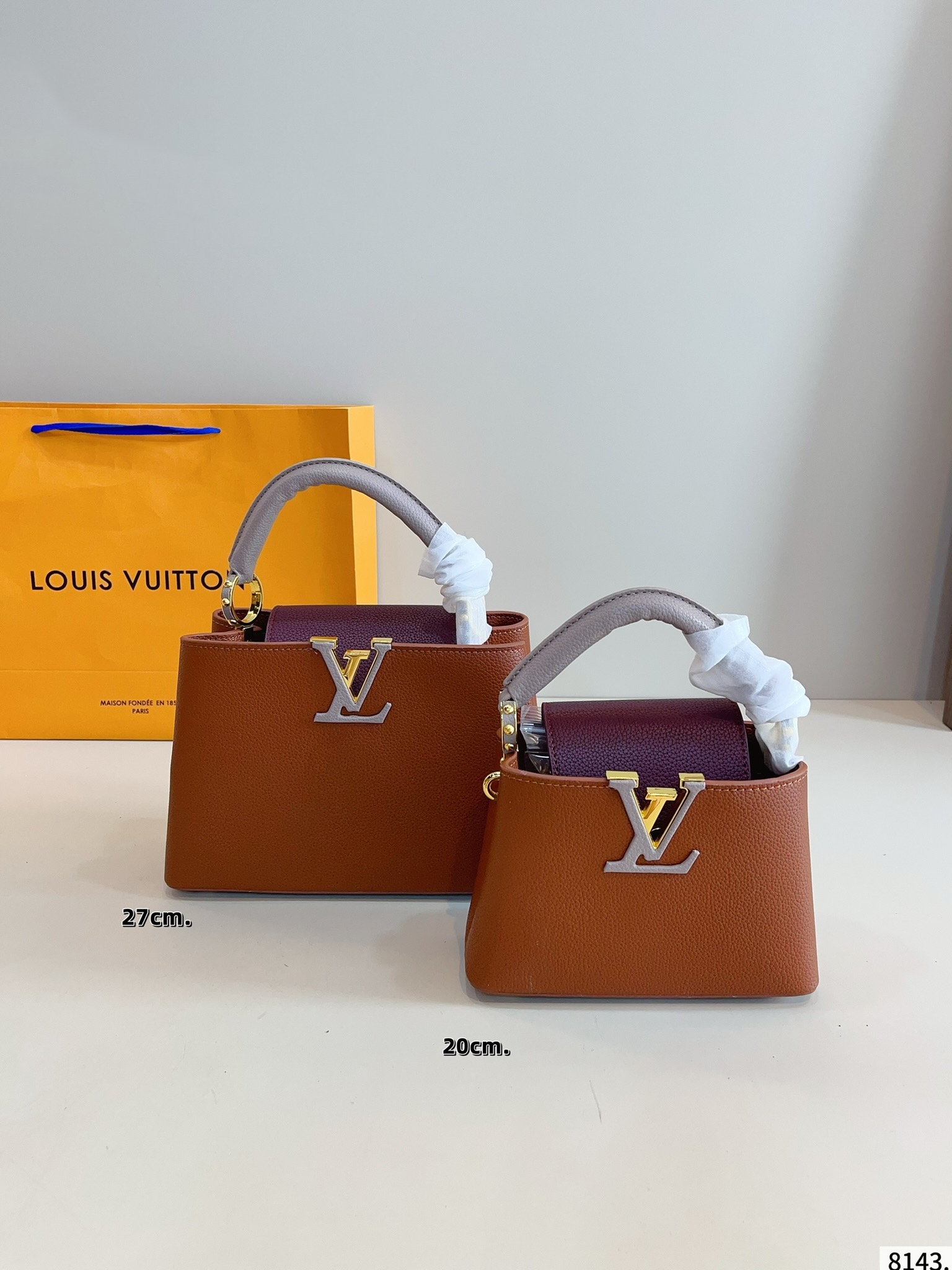 LOUIS VUITTON ルイヴィトン Capucines bb ハンドバッグ-BRAND OFF