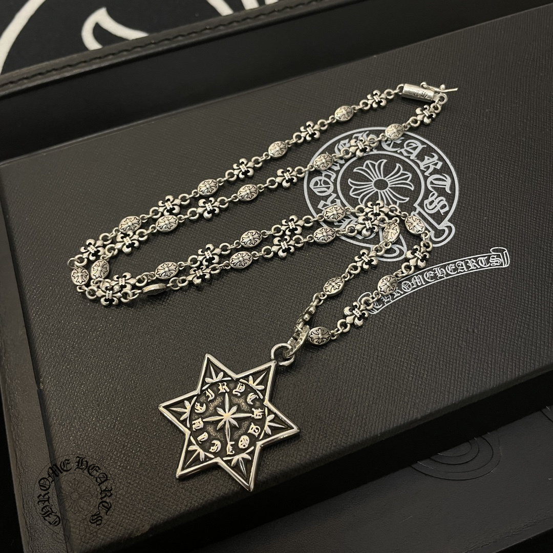 【Chrome Hearts】ネックレス、新しいネックレス万能シンプルファッションオーナメント-BRAND OFF