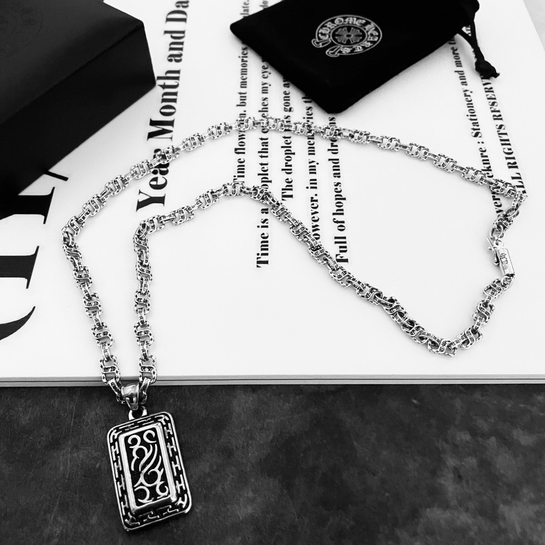 【CHROME HEARTS 】ネックレス、新しいネックレス万能シンプルファッションオーナメント-BRAND OFF